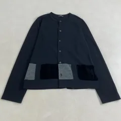 トリココムデギャルソン	カーディガン	tricot COMME des GARCONS　切替デザイン　ブラック　M・L相当のサムネイル