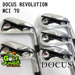 【中古】アイアンセット ドゥーカス DOCUS REVOLUTION MCI 70 R 25 アイアンセット セット 地クラブ カスタム カーボンシャフト おすすめ メンズ 右 [2996]のサムネイル