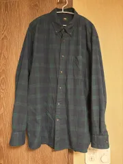 ユニクロ チェック フランネル シャツ XL 105 (9 5/10)