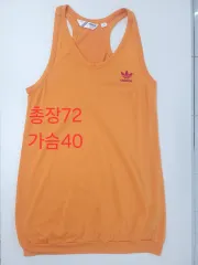95 レア アディダス オリジナル ノースリーブ オレンジ