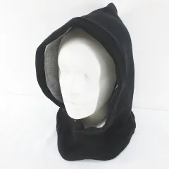チャンピオン CHAMPION フード ネックウォーマー バラクラバ スウェット 黒系 ブラック ロゴ 刺繍 ワッペンのサムネイル