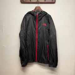 ザノースフェイス ブラック 軽量ウィンドブレーカー ジャケット