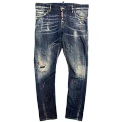 サイズ【50】ディースクエアード DSQUARED2 20AW／ Tidy Biker Jean ／ダメージ加工スキニーデニムパンツ S71LB0855 S30342　 8065000233607