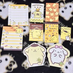 サンリオ クラシック ポムポムプリン ミニ レター 便箋 手紙 袋 型抜き メモ帳 セット