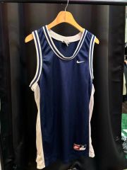 希少 カナダ製 NIKE リバーシブル バスパン タンク ゲームシャツ M 