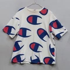 チャンピオン 半袖 ラウンドネックTシャツ 春夏 アイボリー 72345