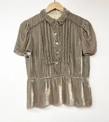 MARCJACOBSツアーベルベット半袖ブラウスのサムネイル