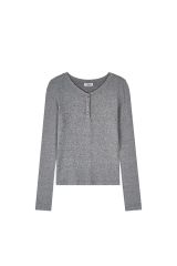 searoomlynn 美品 リネンコンビVカットPetitボタンニット - メルカリ