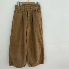 LEE(lee) コーデュロイ ワイドフィット ベージュ パンツ