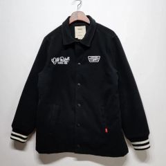 値下げしました】fuct ssdd ファラオ スタジャン 黒 チェーンステッチ 