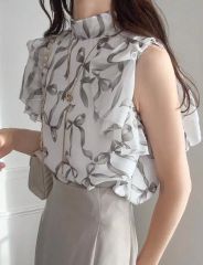 ネストローブ♥リネン近江晒しプチフリル チュニック - メルカリ