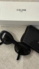 CELINE ブラック サングラス ケース付き トリリオンフ01 美品 - メルカリ