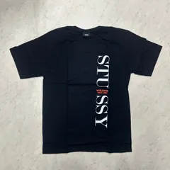【M】 海外モデル Stussy ステューシー Standard Tee 半袖 スタンダード Tシャツ 黒 (79)