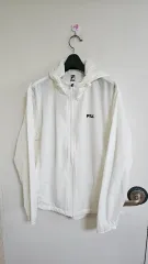 FILA フィラ ウーブン ストレッチ ウィンドブレーカー 白 ジャケット 808のサムネイル