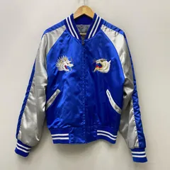【加古川店】 中古 スーベニアジャケット プリンス商会 龍 虎 ブルー サイズ：M 【93】のサムネイル