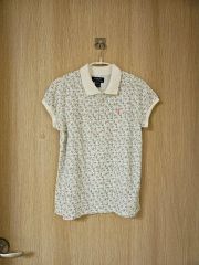 tricot COMME des GARÇONS 花柄刺繍 半袖シャツ 日本製 - メルカリ