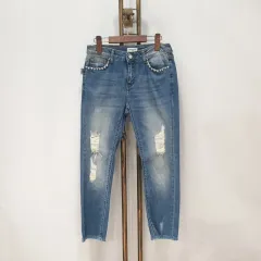 (JJ27059) ZADIG&VOLTAIRE ザディグ・エ・ヴォルテール デニム ズボン 26のサムネイル