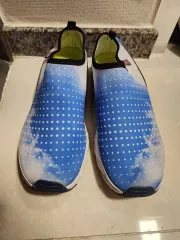 メンズ 青 アクアシューズ 水遊び シューズ 260