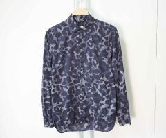 美品 グッチ 長袖シャツ 40(S相当) 馬総柄 シルク100％ メンズ - メルカリ