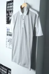 (2XL) ランバン 半袖 カラ Tシャツ オーバーサイズ グレー 限定モデル -131A2のサムネイル