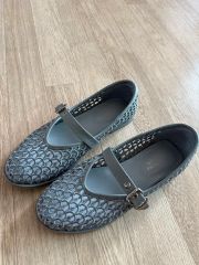 極美品】Dior ディオール ドット メッシュ パンプス メリージェーン