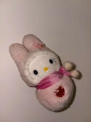 ハローキティ しっぽ倶楽部 ぬいぐるみ ねこ マスコット キーホルダー