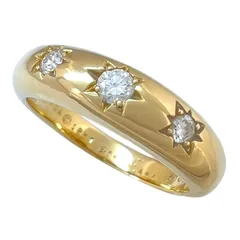 Van Cleef&Arpels　ヴァンクリーフ&アーペル　リング　カシオペア　ダイヤ　ヴィンテージ　VCA　18KT　YG　K18　11号　指輪のサムネイル
