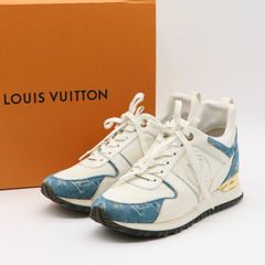 美品ルイヴィトンランアウェイモノグラムデニムスニーカー 23.5〜24.5 美品ルイヴィトンランアウェイモノグラムデニムスニーカー 23.5〜24.5