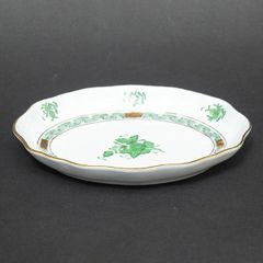 美品】ヘレンド アポニー グリーン 175周年記念 プレート19cm - メルカリ