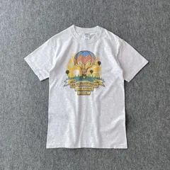 GILDAN　デザインTシャツ　00s　プリント　マルチカラー　イベント　フェス　バルーン　ライトグレー