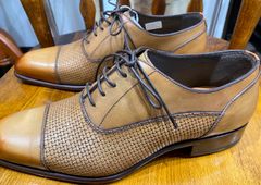 90s【Jarman】パンチドキャップトゥ/革靴/セミブローグ/25.5EE - メルカリ
