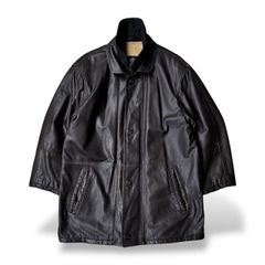 イングランド製 マブ MABU レザーコート カーコート 肉厚 XL～XXL相当