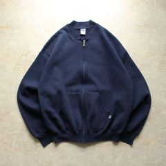超希少90's RUSSELL スナップカーディガン USA製 ナス紺 - メルカリ