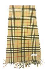 バーバリー BURBERRY マフラー ノバチェック ノヴァチェック カシミヤ