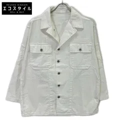 MADISON BLUE マディソンブルー MB221-1101 ﾎﾜｲﾄ ｺｯﾄﾝ ﾛｺﾞﾒﾀﾙﾎﾞﾀﾝ MILITARY JACKET/ﾐﾘﾀﾘｰｼﾞｬｹｯﾄ 00（XS）のサムネイル