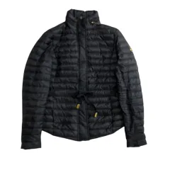 美品　MICHAEL KORS　マイケルコース　ダウンジャケット　美シルエット　リボン　ゴールドジップ　サイズXXS　ダウン80％　フェザー20％　ブラックのサムネイル