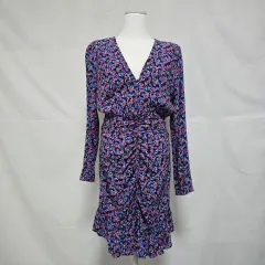 新品) ZARA ザラ フラワーパターン 季節の変わり目 ONE PIECE レディース90 0627