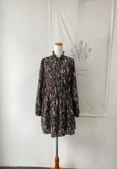 未使用blondyブロンディ 花柄 半袖チュニック ワンピース 定価17800円 