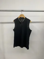 (90 L) レディース NIKE ゴルフ ドライフィット ジャカード ノースリーブ Tシャツのサムネイル