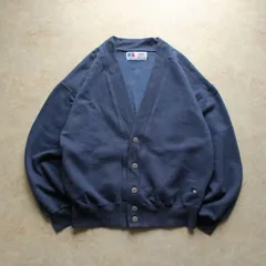 90s Russell Athletic ハイコットン スウェット カーディガン USA製 Lのサムネイル