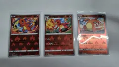 ポケモンカード ヒトカゲ リザード リザードン cs5aC ver 불에너지
