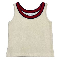 超美品♡セブンテン小籠包ニットボリュームスリーブ リブホワイトM 