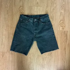 リーバイス 00s 501 ショーツ ハーフパンツ ブラックデニム デニム ズボン 30