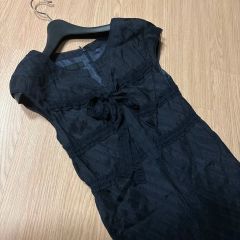 Drawer M.SUMMER3 コンビワンピース ロング丈 七分袖 シルク混 - メルカリ