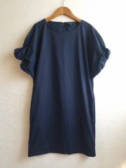 HOUSE OF LOTUS フリル袖 ブラウス ネイビー | Mercari