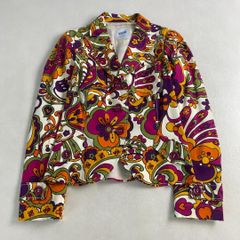 MOSCHINO JEANS 花柄 テーラードジャケット サイズ42 - メルカリ