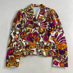 モスキーノ	ジャケット	花柄　ペイズリー　マルチカラー MOSCHINO CHEAP AND CHIC イタリア製 38(M)・40(L)相当のサムネイル