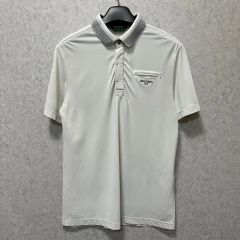 Dior】メンズ ホワイト ポロシャツ 半袖 綿100% サイズ48 - メルカリ
