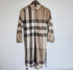 BURBERRY チェック柄 長袖シャツ ベルト付 リカルド 定番アイテム 