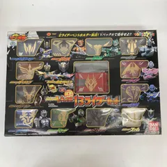 【イオン広店】 動作可・欠品有 変身ベルト Vバックル13ライダーセット 仮面ライダー龍騎 【707】